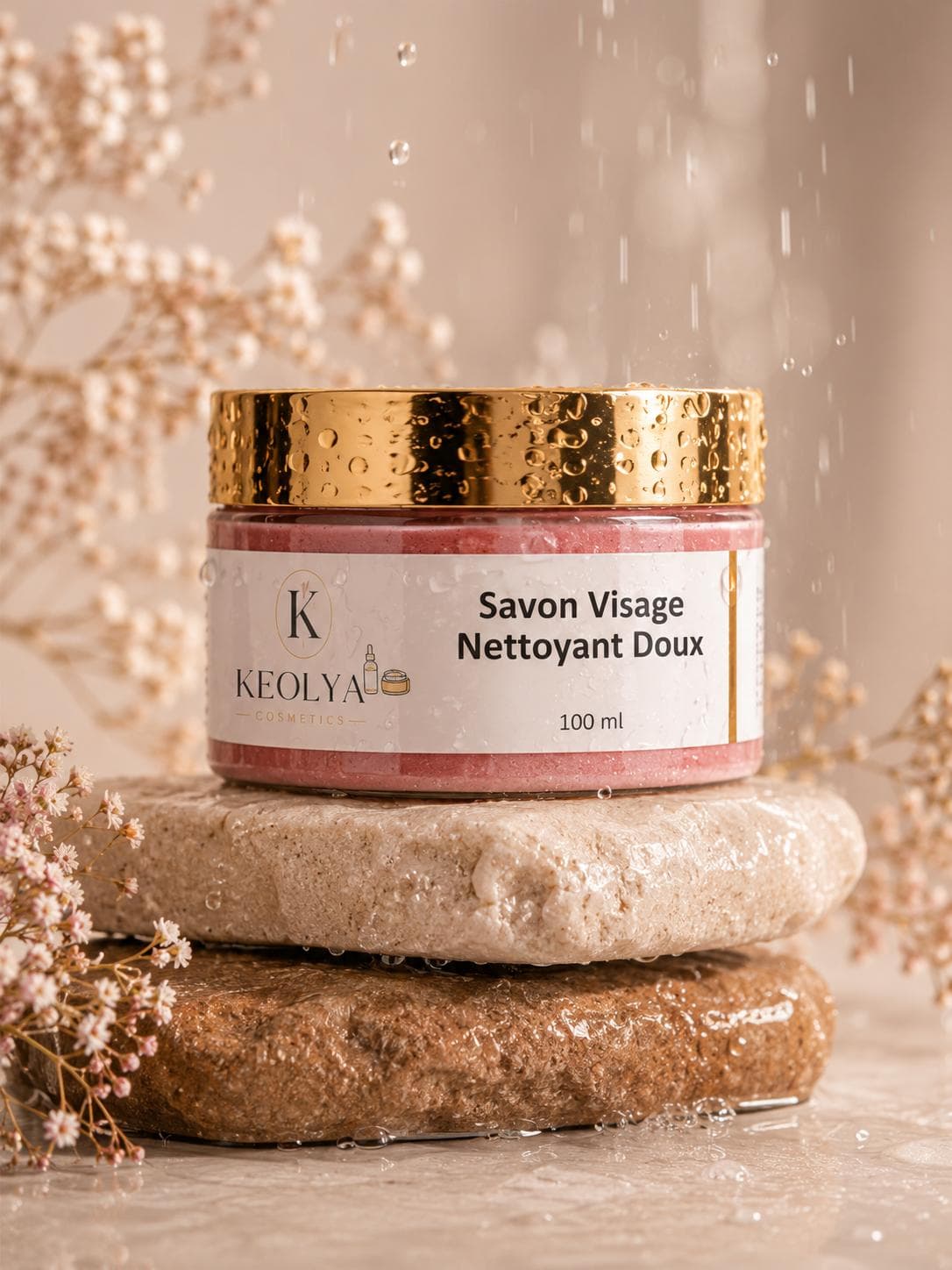 Savon Visage Nettoyant Ébène